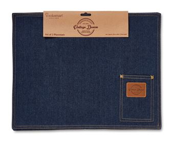 Picture of OXFORD DENIM SET OF 2 FABRIC PLACEMATS